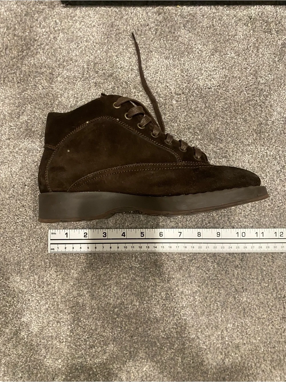 Italian Shoemakers Dark Brown Suede Chukka Boots